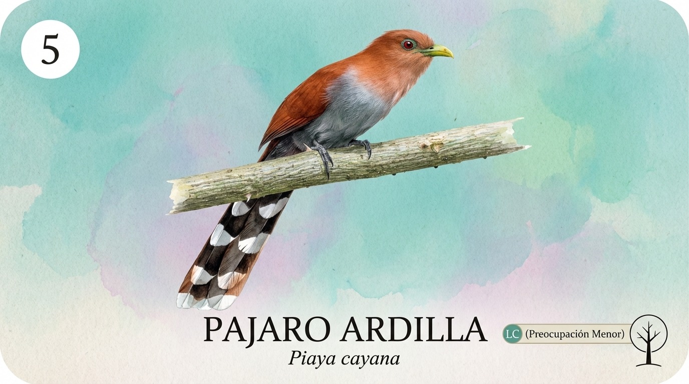Pájaro Ardilla — Piaya cayana