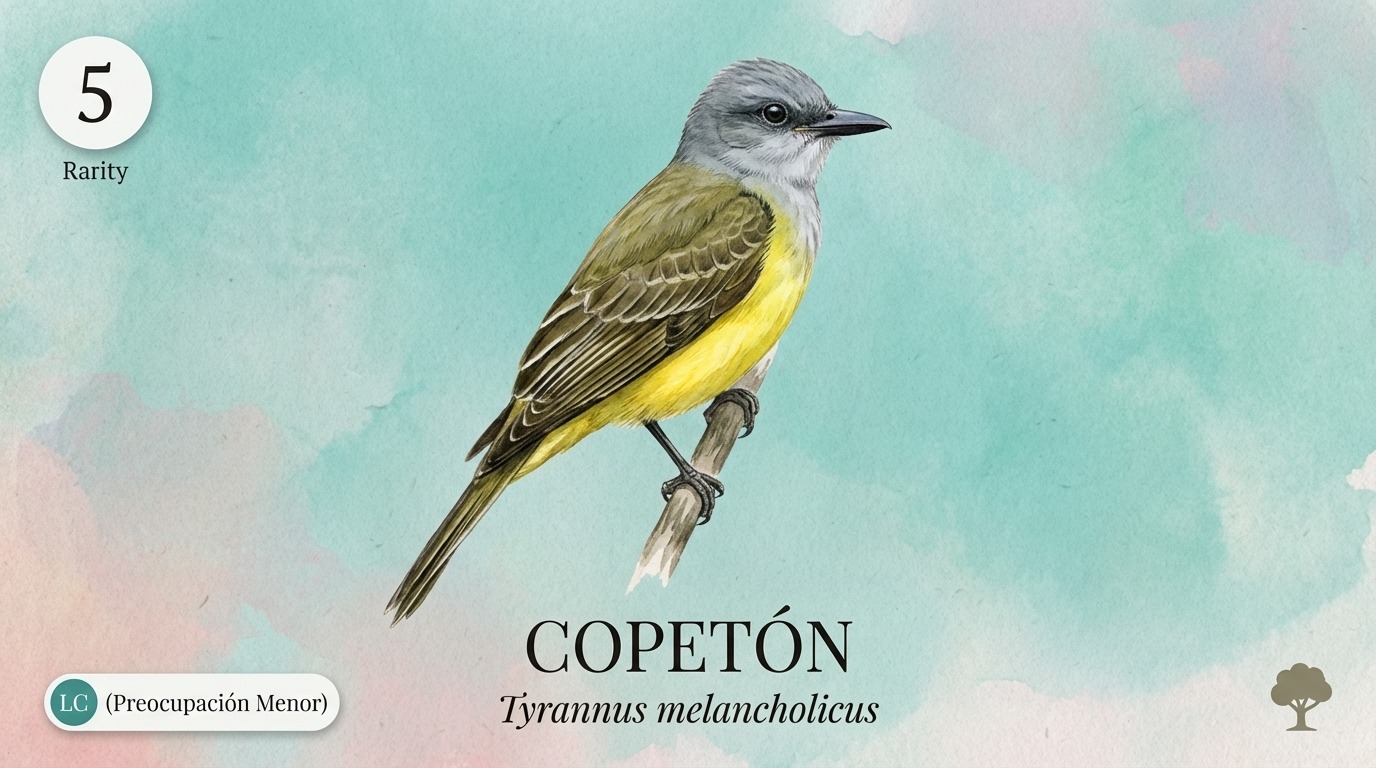Copetón — Tyrannus melancholicus