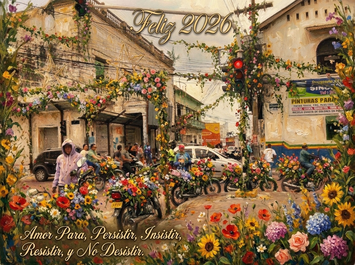 Feliz 2026 — La calle floral