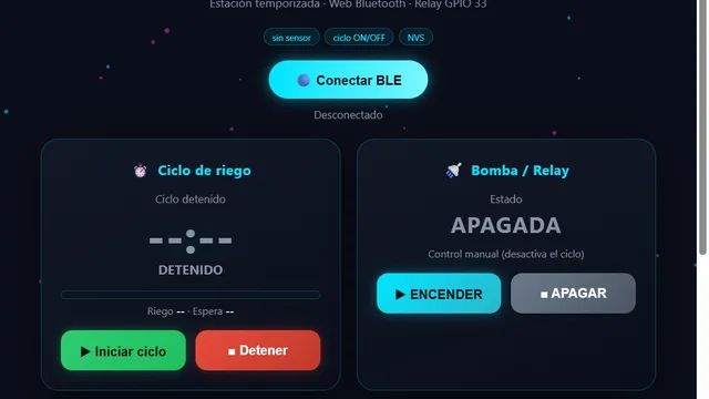 Riego Timer BLE
