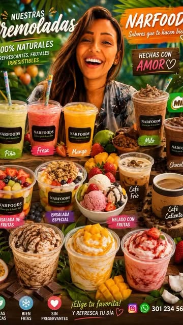 NARFOODS: cremoladas, helados y más
