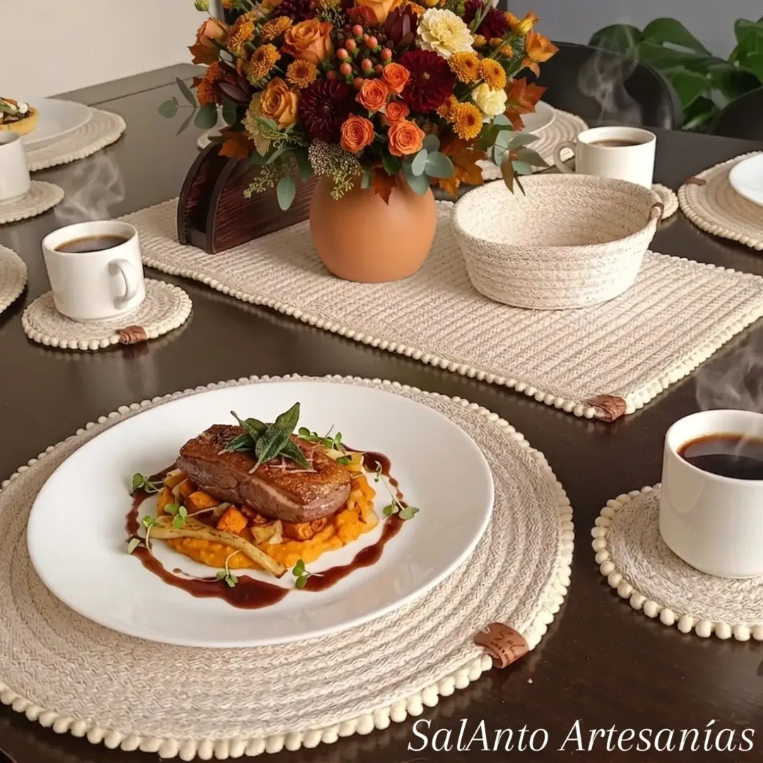 Cuero y tejido artesanal